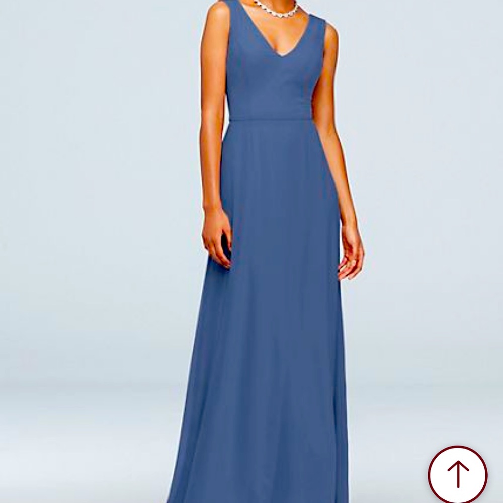 Blue bridesmaid dress